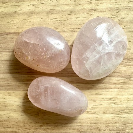 Galet de polissage Quartz Rose