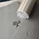 Tampon Poterie personnalisé prénom et dauphin