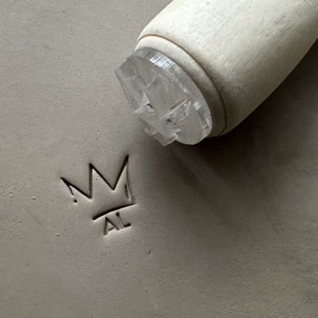 Tampon Poterie personnalisé Couronne
