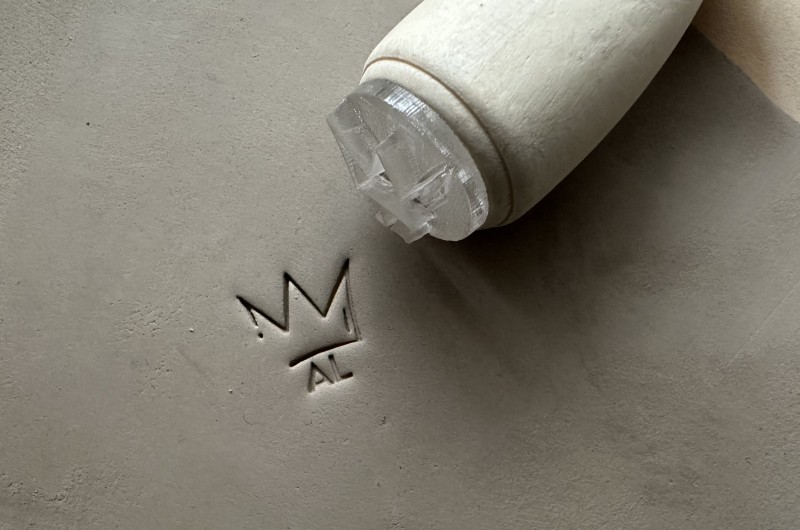 Tampon Poterie personnalisé Couronne