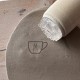 Tampon Poterie personnalisé initiale et tasse
