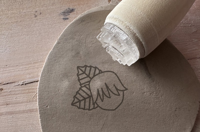 Tampon Poterie Noisette