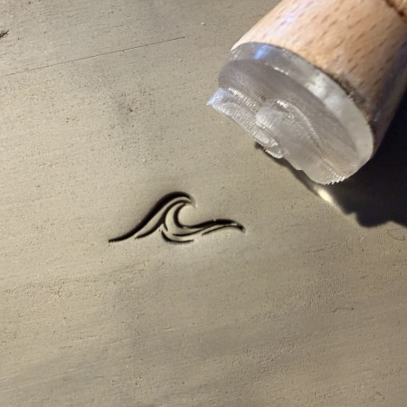 Tampon poterie Vague