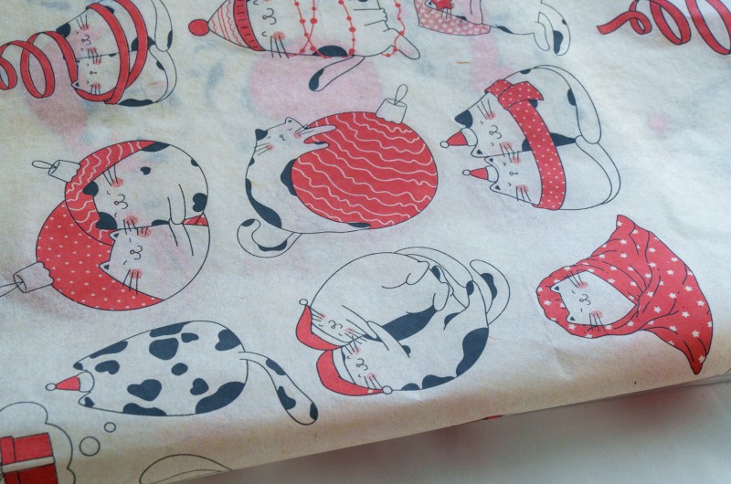 Papier Transfert pour céramique - Chats de Noël