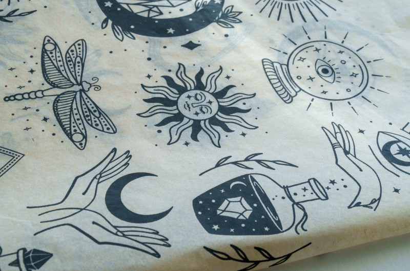 Papier Transfert pour céramique - Mystique