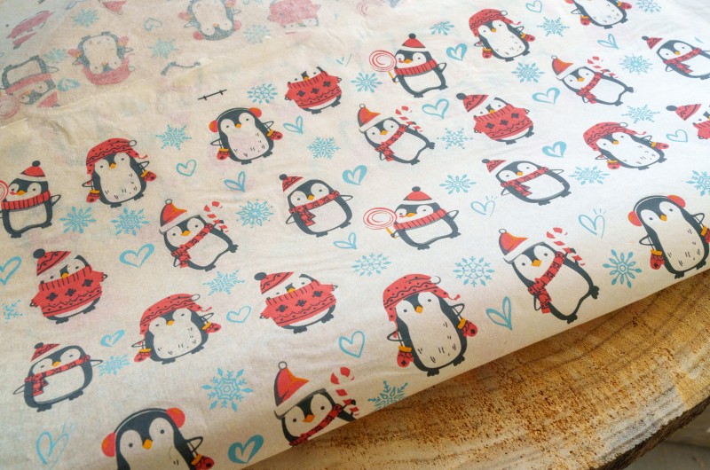 Papier Transfert pour céramique - Pingouins