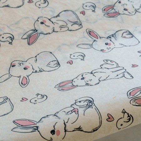 Papier Transfert pour céramique - Lapins