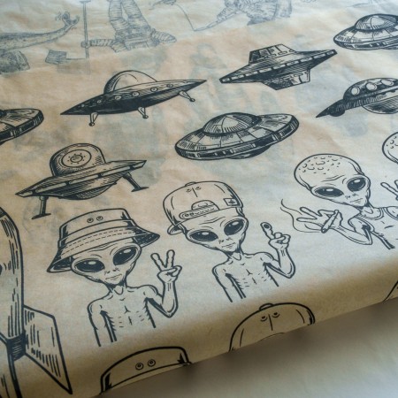 Papier Transfert pour céramique - Espace