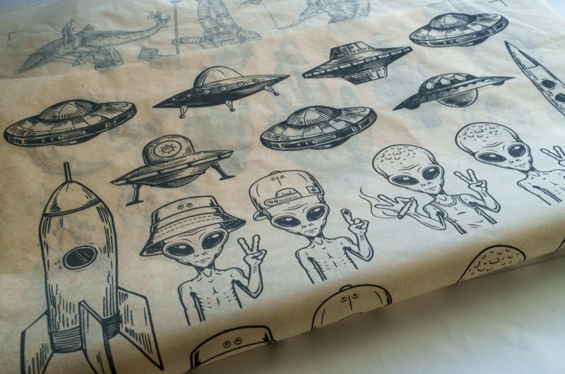 Papier Transfert pour céramique - Espace