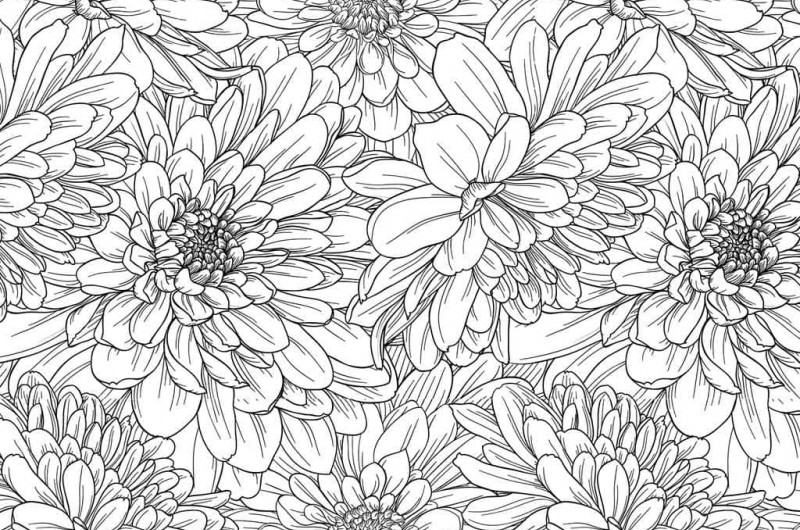 Papier Transfert pour céramique - Marguerites