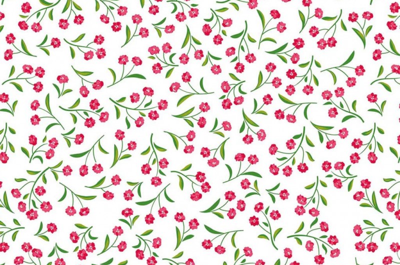 Papier Transfert pour céramique - Fleurs roses