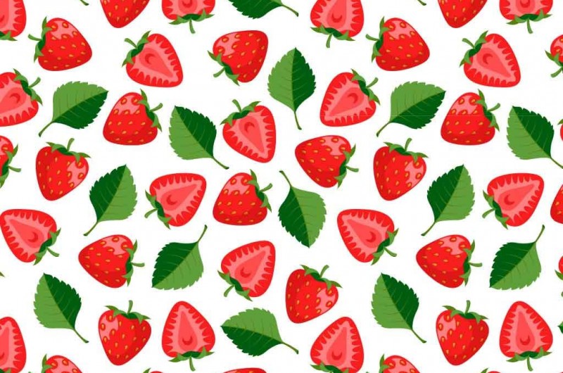 Papier Transfert pour céramique - Fraises