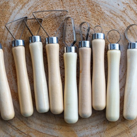 Lot de 5 estèques en bois