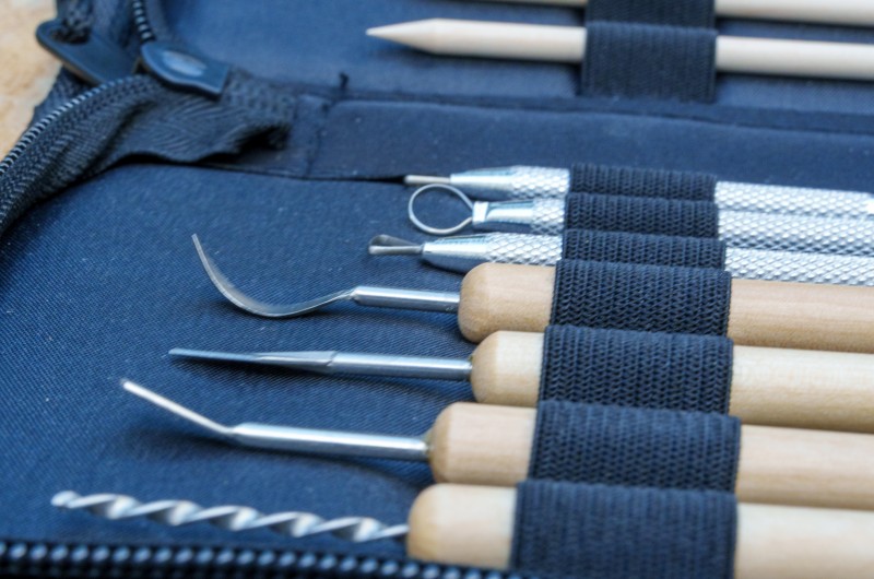 Trousse d'outils de potier