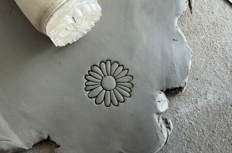Tampon Poterie marguerite