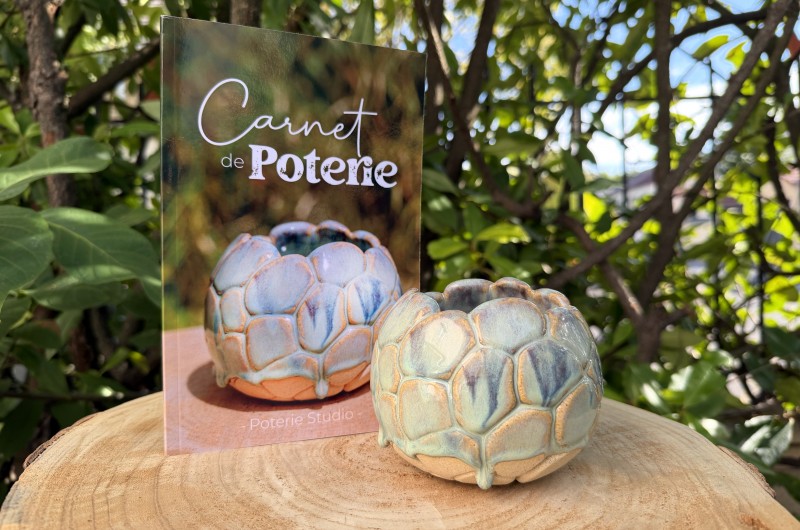 Carnet de Poterie à compléter - bleu vert