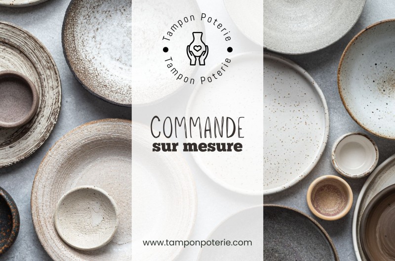 Tampon Poterie sur mesure Logo