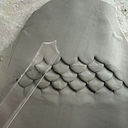 Outil écailles pour modelage en acrylique
