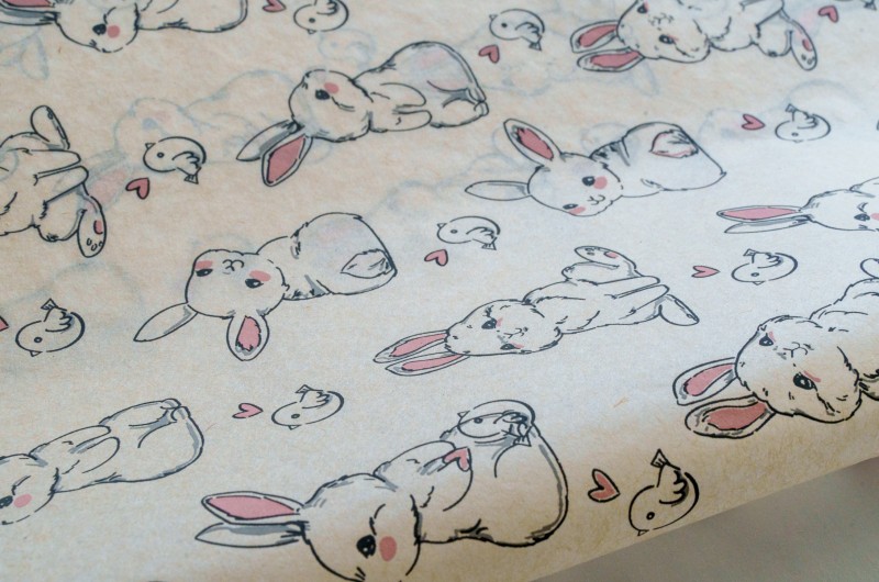 Papier Transfert pour c&eacute;ramique - Lapins