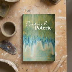 Carnet de Poterie &agrave; compl&eacute;ter - vert et bleu