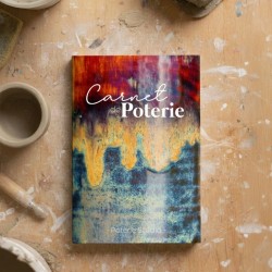 Carnet de Poterie &agrave; compl&eacute;ter - rouge et bleu